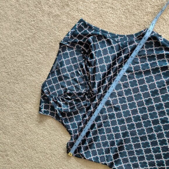 Brooks Brothers Geometric Monogram Preppy Quiet Luxury Old Money Top Blouse 16 - Picture 5 of 8